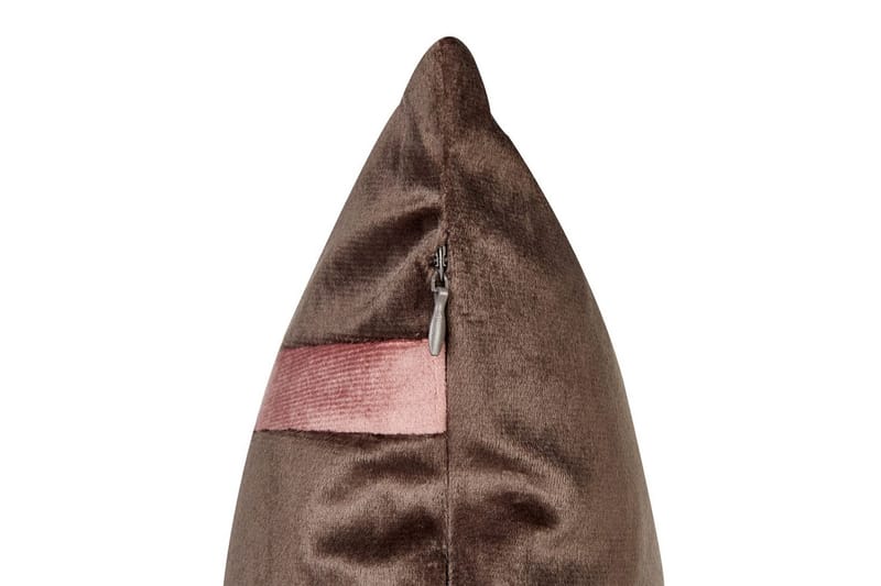 Pynteputer Crodyline sett á 2 Brun/Rosa - Brun/Rosa - Møbler - Sofaer - Sofatilbehør - Rengjøring sofa - Møbelpleie til stoffmøbler