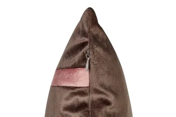 Pynteputer Crodyline sett á 2 Brun/Rosa - Brun/Rosa - Tekstiler & tepper - Pute & putetrekk - Pynteputer