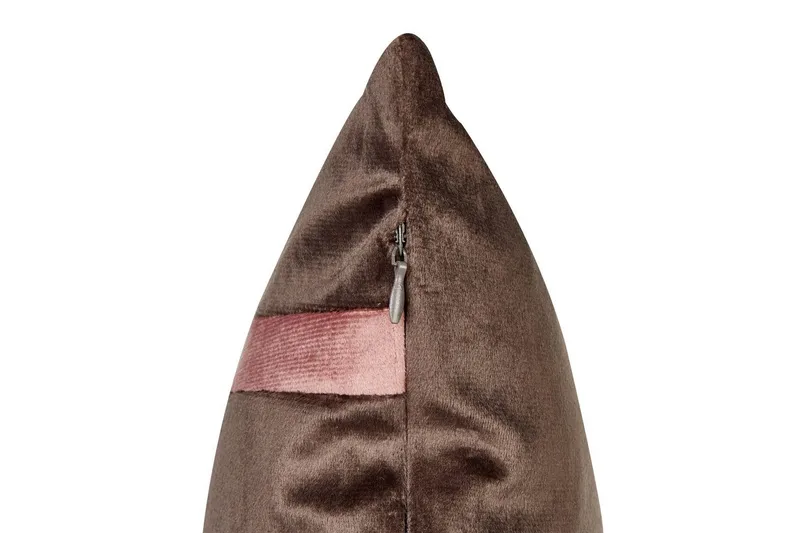 Pynteputer Crodyline sett á 2 Brun/Rosa - Brun/Rosa - Tekstiler & tepper - Pute & putetrekk - Pynteputer