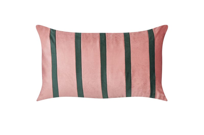 Pynteputer Crodyline sett á 2 Rosa/Grønn - Rosa/Grønn - Møbler - Sofaer - Sofatilbehør - Rengjøring sofa - Møbelpleie til stoffmøbler