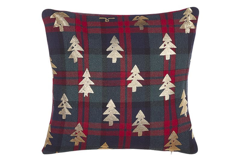 Pynteputer Cupid-sett à 2 Grønn/rød/gull, Polyester - Grønn/rød/gull, Polyester - Møbler - Sofaer - Sofatilbehør - Rengjøring sofa - Møbelpleie til stoffmøbler