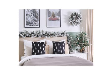Pynteputer Cupid-sett à 2 Svart/Sølv, Fløyel - Svart/Sølv, Fløyel - Møbler - Sofaer - Sofatilbehør - Rengjøring sofa - Møbelpleie til stoffmøbler
