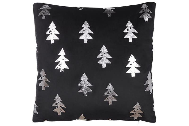Pynteputer Cupid-sett à 2 Svart/Sølv, Fløyel - Svart/Sølv, Fløyel - Møbler - Sofaer - Sofatilbehør - Rengjøring sofa - Møbelpleie til stoffmøbler