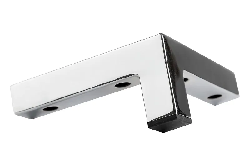 Sofaben Modell C 6,5 cm, Krom