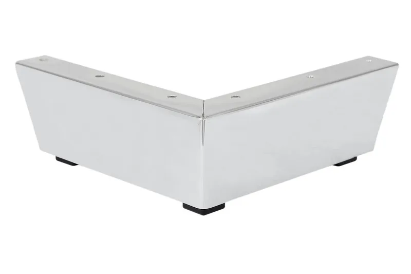 Sofaben Modell F 6,6 cm 4-Pack, Krom