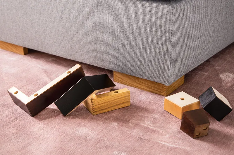 Sofaben Modell I 5 cm 6-pk - Eik - Møbler - Sofaer - Sofatilbehør - Sofaben