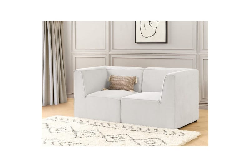 Soffa 2-sitssoffa Lemvig Grön White - Møbler - Sofaer - Modulsofaer - Komplett modulsofa