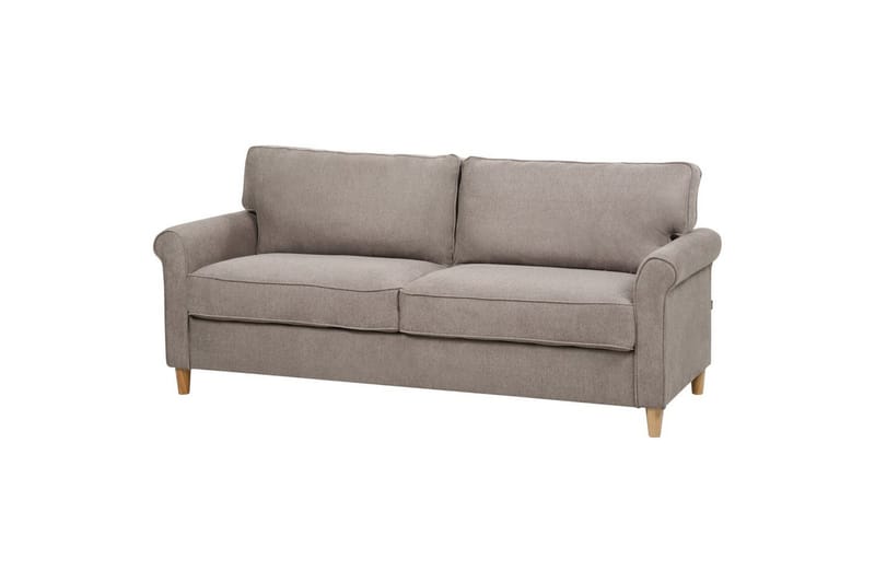 Soffa Beige||Light colored wood - Møbler - Sofaer - 3 seter sofa