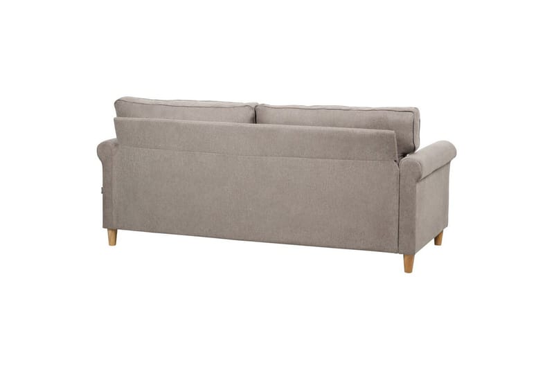 Soffa Beige||Light colored wood - Møbler - Sofaer - 3 seter sofa