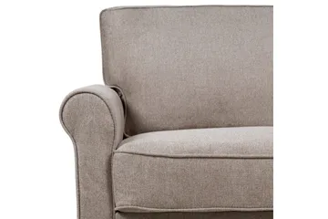 Soffa Beige||Light colored wood - Møbler - Sofaer - 3 seter sofa
