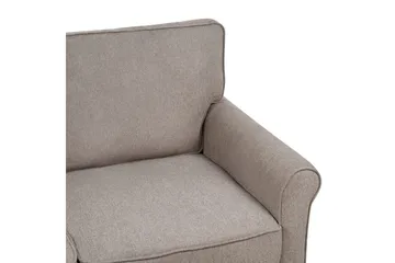 Soffa Beige||Light colored wood - Møbler - Sofaer - 3 seter sofa
