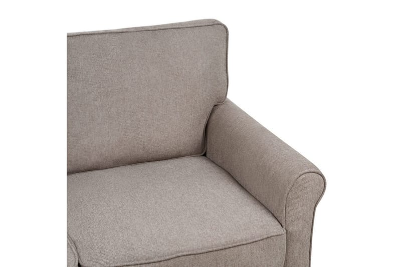 Soffa Beige||Light colored wood - Møbler - Sofaer - 3 seter sofa
