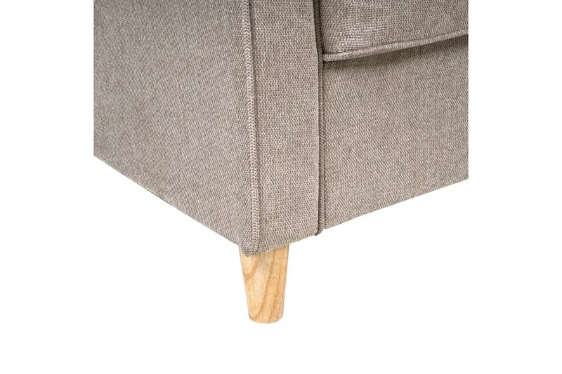 Soffa Beige||Light colored wood - Møbler - Sofaer - 3 seter sofa
