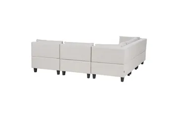 Soffgrupp Beige, Black - Møbler - Sofaer - Modulsofaer - Komplett modulsofa