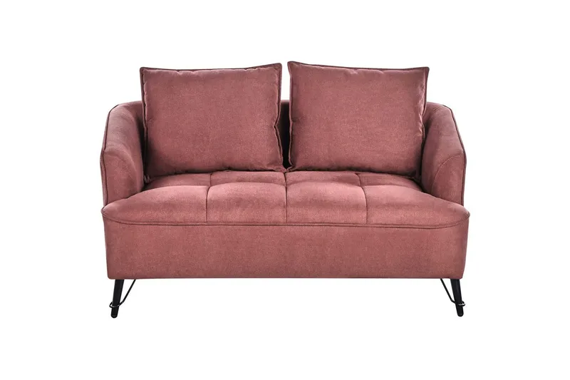 Soffgrupp Beliani Hobro Brun/Svart Red||Black - Møbler - Sofaer - Sofagrupper