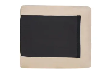 Soffgrupp Beliani Vinterbro Beige/svart, Sammet Beige - Beige - Møbler - Sofaer - Sofagrupper