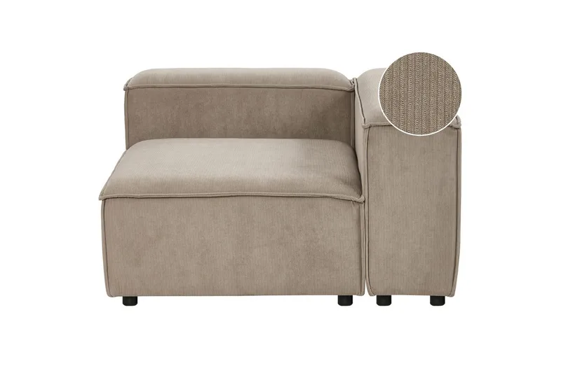 Soffgrupp Hörnsektion Ardal Taupe, svart, Vänstervänd Taupe, Svart Högervänd