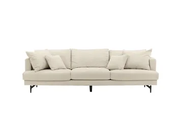 Sofia 3-seter Sofa 260 cm i Kordfløyel - Beige - Møbler - Sofaer - 3 seter sofa