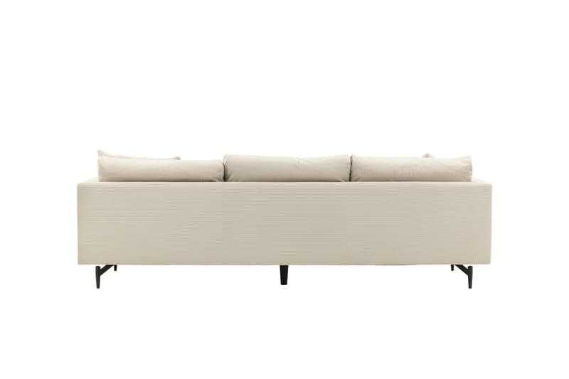 Sofia 3-seter Sofa 260 cm i Kordfløyel - Beige - Møbler - Sofaer - 3 seter sofa