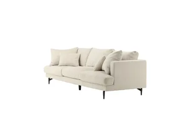 Sofia 3-seter Sofa 260 cm i Kordfløyel - Beige - Møbler - Sofaer - 3 seter sofa