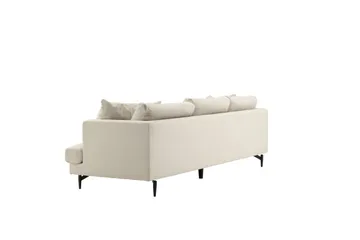 Sofia 3-seter Sofa 260 cm i Kordfløyel - Beige - Møbler - Sofaer - 3 seter sofa