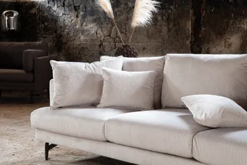 Sofia 3-seter Sofa 260 cm i Kordfløyel - Beige - Møbler - Sofaer - 3 seter sofa
