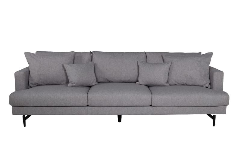 Sofia 3-seter Sofa 260 cm i Stoff, Grå