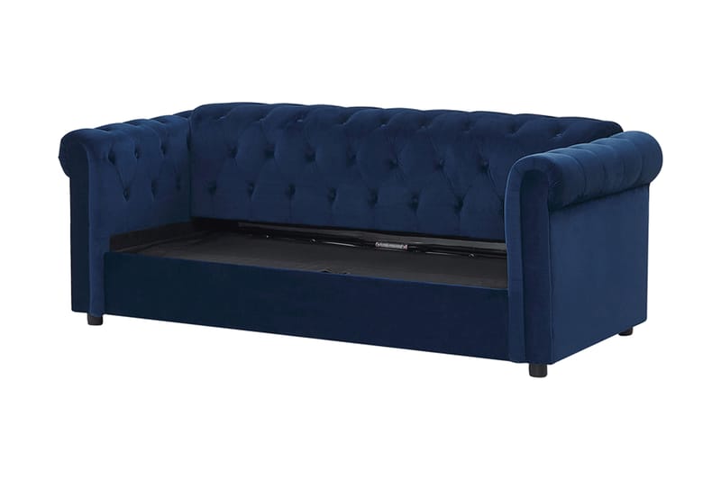 Sovesofa Cayenna - Blå - Møbler - Sofaer - Sovesofaer - Forovervendt sovesofa