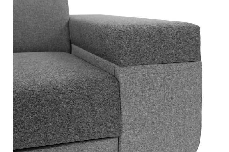 Sovesofa m. Sjeselong Argueso 3-seters L-formet - Grå - Møbler - Sofaer - Sovesofaer - Langsgående sovesofa