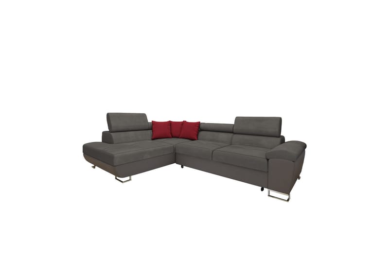 Sovesofa m. sjeselong Oertel L-formet - Møbler - Sofaer - Fløyelssofaer