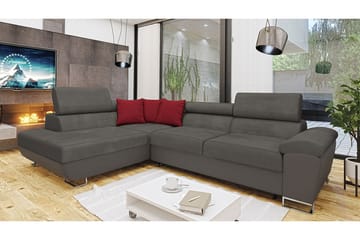 Sovesofa m. sjeselong Oertel L-formet - Møbler - Sofaer - Fløyelssofaer