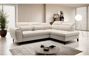 Sovesofa m. Sjeselong Yasmine 3-seter - Beige - Møbler - Sofaer - Sovesofaer - Langsgående sovesofa