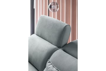 Sovesofa m. Sjeselong Yasmine 3-seter - Blå - Møbler - Sofaer - Sovesofaer - Langsgående sovesofa