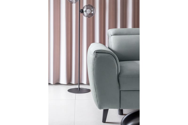 Sovesofa m. Sjeselong Yasmine 3-seter - Blå - Møbler - Sofaer - Sovesofaer - Langsgående sovesofa