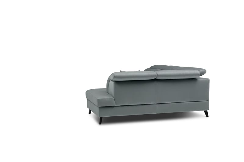 Sovesofa m. Sjeselong Yasmine 3-seter - Blå - Møbler - Sofaer - Sovesofaer - Langsgående sovesofa