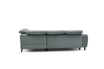 Sovesofa m. Sjeselong Yasmine 3-seter - Blå - Møbler - Sofaer - Sovesofaer - Langsgående sovesofa