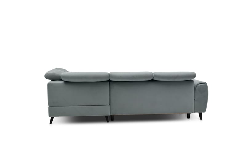 Sovesofa m. Sjeselong Yasmine 3-seter - Blå - Møbler - Sofaer - Sovesofaer - Langsgående sovesofa