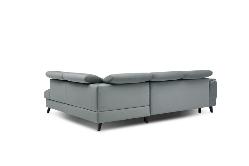Sovesofa m. Sjeselong Yasmine 3-seter - Blå - Møbler - Sofaer - Sovesofaer - Langsgående sovesofa