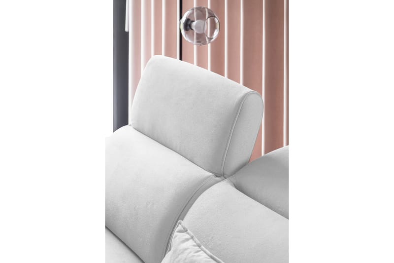 Sovesofa m. Sjeselong Yasmine 3-seter - Grå - Møbler - Sofaer - Sovesofaer - Langsgående sovesofa