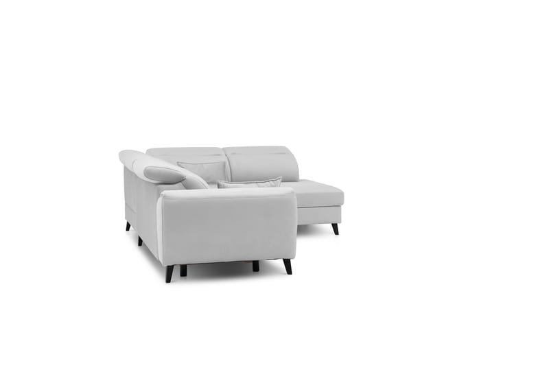 Sovesofa m. Sjeselong Yasmine 3-seter - Grå - Møbler - Sofaer - Sovesofaer - Langsgående sovesofa