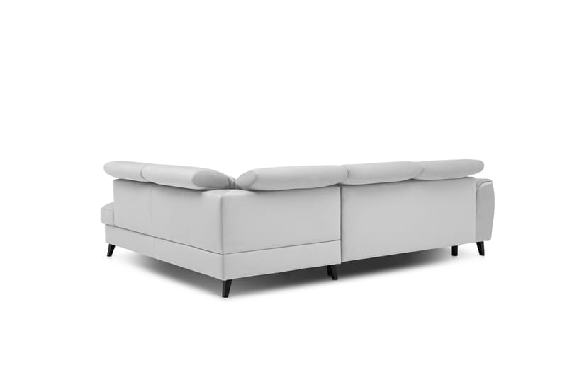 Sovesofa m. Sjeselong Yasmine 3-seter - Grå - Møbler - Sofaer - Sovesofaer - Langsgående sovesofa
