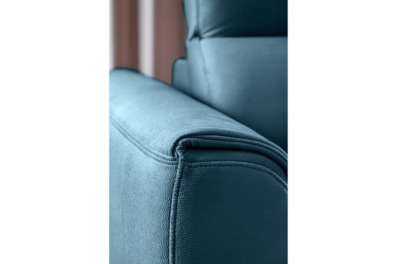 Sovesofa m. Sjeselong Yasmine 3-seter - Mørkeblå - Møbler - Sofaer - Sovesofaer - Langsgående sovesofa