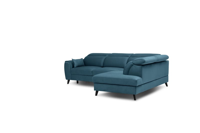 Sovesofa m. Sjeselong Yasmine 3-seter - Mørkeblå - Møbler - Sofaer - Sovesofaer - Langsgående sovesofa