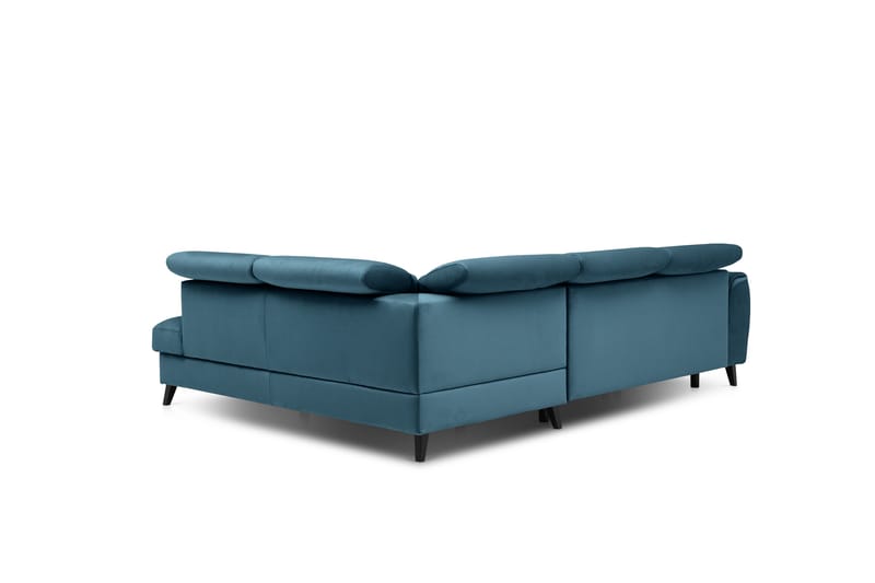 Sovesofa m. Sjeselong Yasmine 3-seter - Mørkeblå - Møbler - Sofaer - Sovesofaer - Langsgående sovesofa