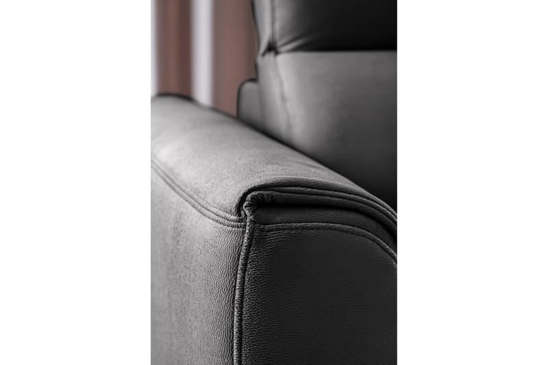 Sovesofa m. Sjeselong Yasmine 3-seter - Mørkegrå - Møbler - Sofaer - Sovesofaer - Langsgående sovesofa