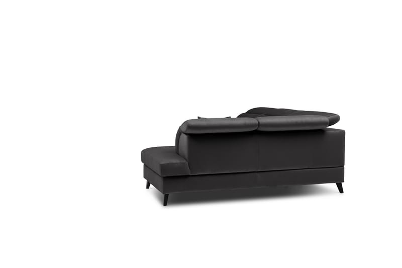 Sovesofa m. Sjeselong Yasmine 3-seter - Mørkegrå - Møbler - Sofaer - Sovesofaer - Langsgående sovesofa