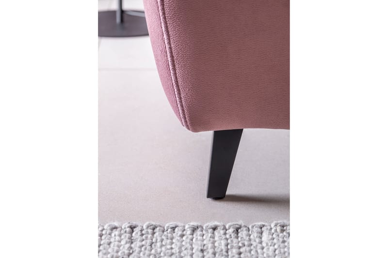 Sovesofa m. Sjeselong Yasmine 3-seter - Rosa - Møbler - Sofaer - Sovesofaer - Langsgående sovesofa