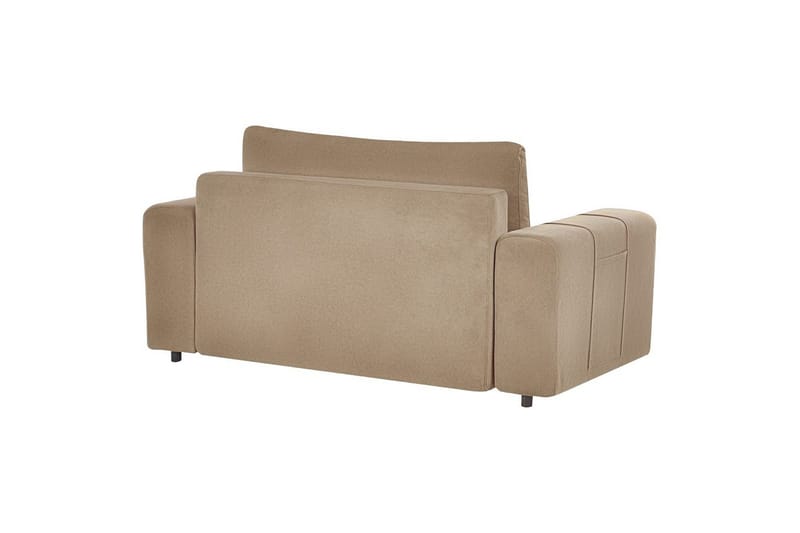 2-seters sofa Innvik - Brun, 121x156 cm - Møbler - Sofaer - Sovesofaer - 2 seters sovesofa