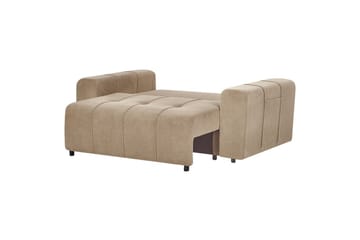 2-seters sofa Innvik - Brun, 121x156 cm - Møbler - Sofaer - Sovesofaer - 2 seters sovesofa