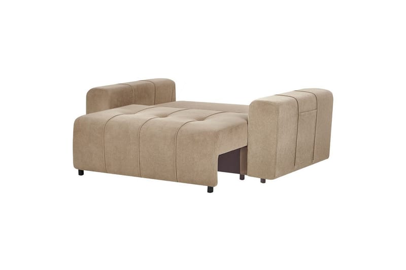2-seters sofa Innvik - Brun, 121x156 cm - Møbler - Sofaer - Sovesofaer - 2 seters sovesofa